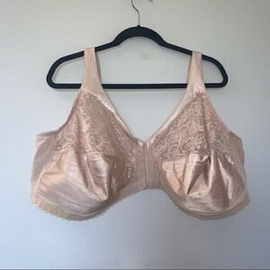 Glamorise Front Hook Closure Racerback Full Coverage Bra